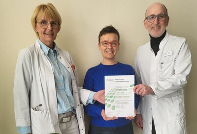 Erfolgreiche Re-Zertifizierung des Lungenkrebszentrums am Lungenzentrum Coswig.